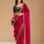 Rani Pink Gold Zariwork Soft Raw Silk Saree
