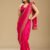 Rani Pink Kashmiri Soft Raw Silk Saree