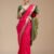 Rani Pink Printed Art Silk Saree